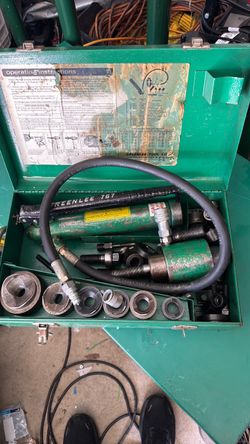 Greenlee Hydraulic Knockout Punch