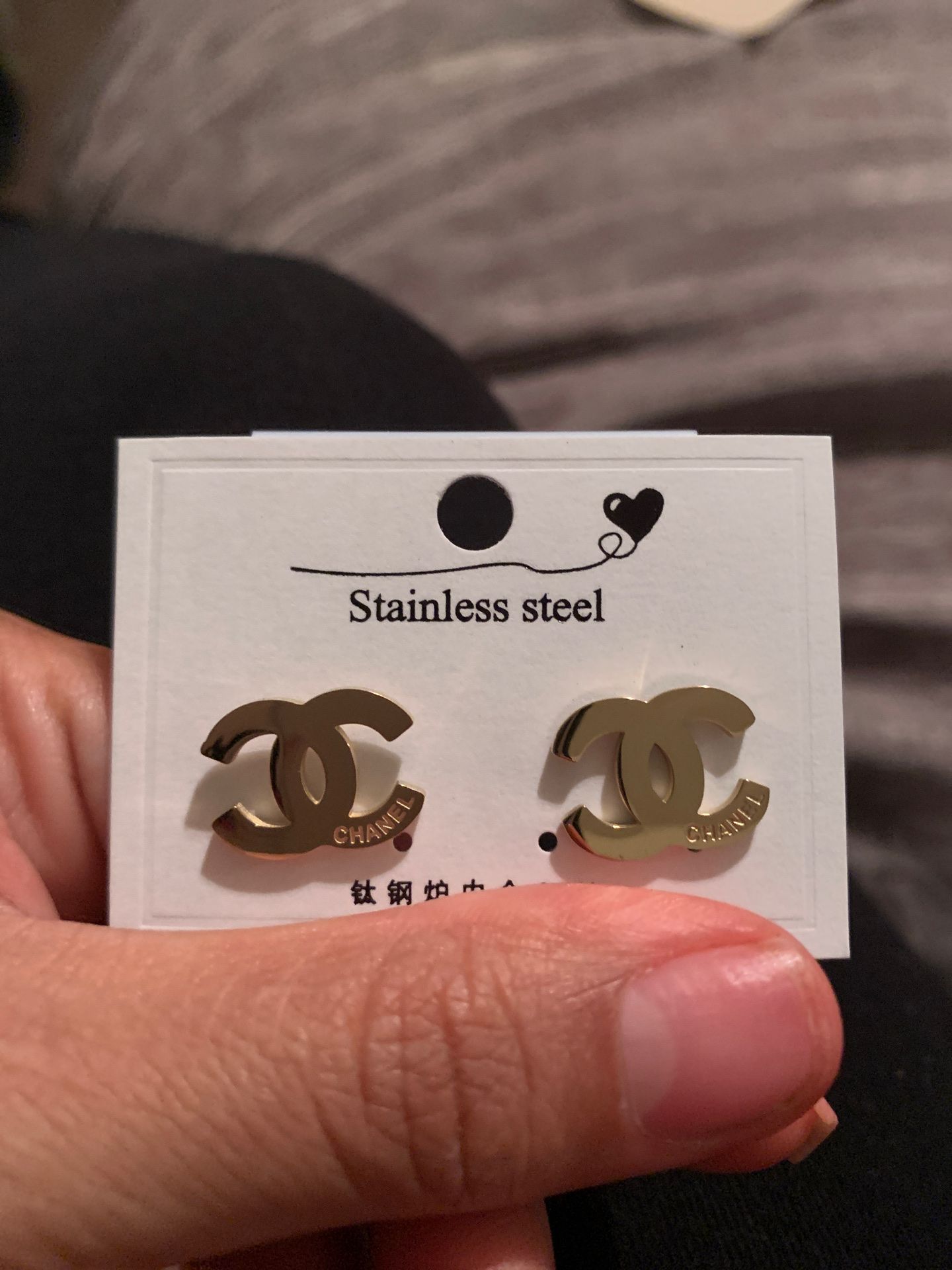 Stainless steel fashion earrings