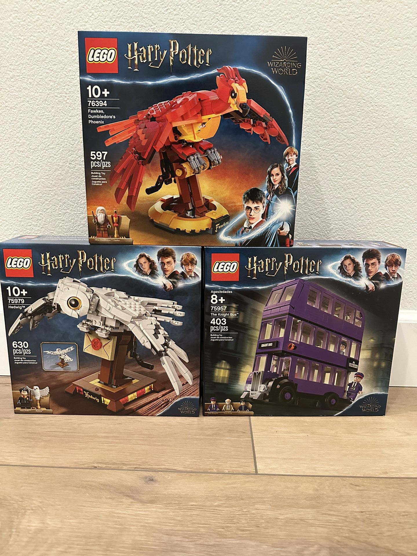 Lego The Knight Bus Fawkes Hedwig  Harry Potter 76394