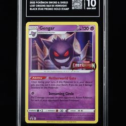 Gengar Lost Origins Stamp Black Star promo TAG 10