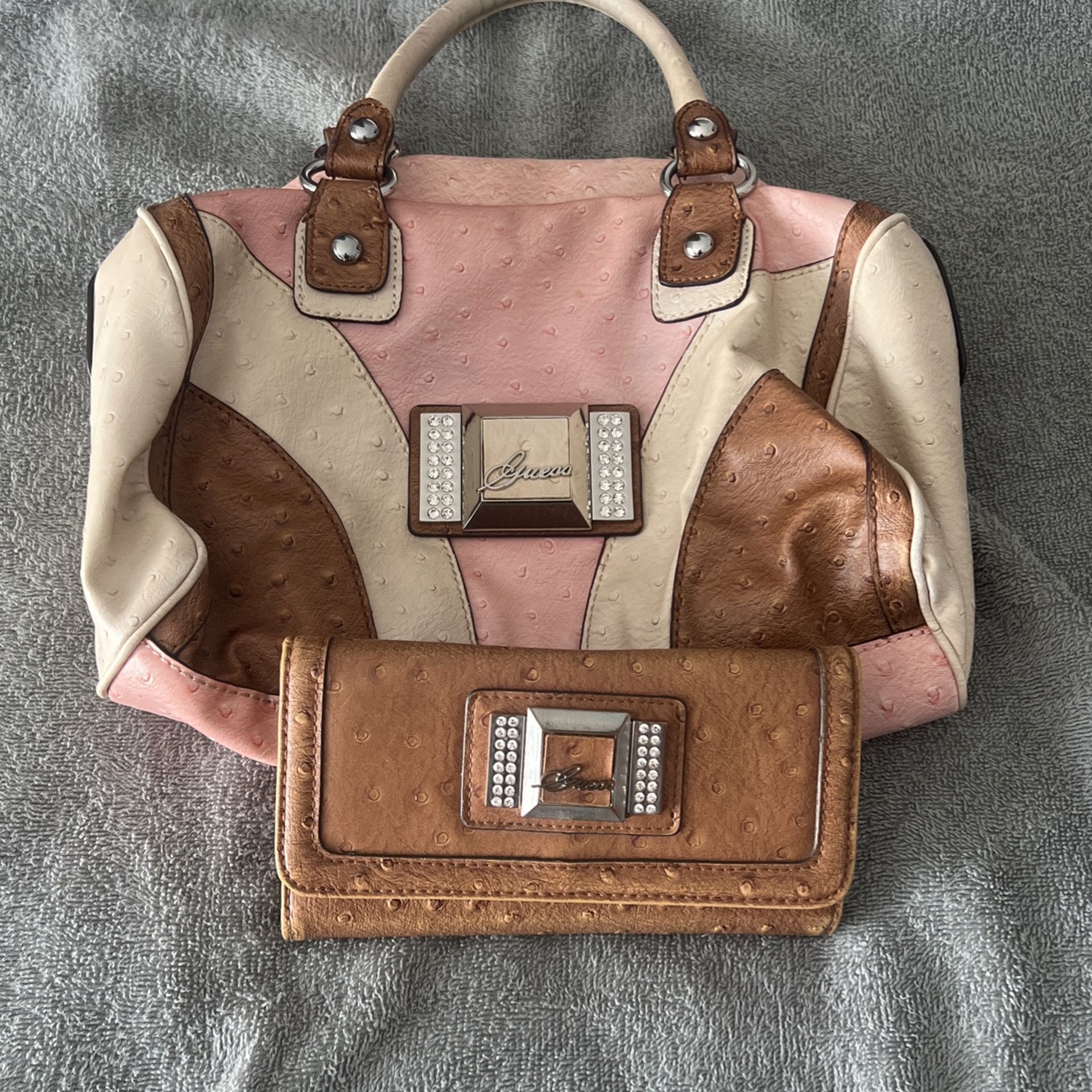 Guess Handbag And Wallet