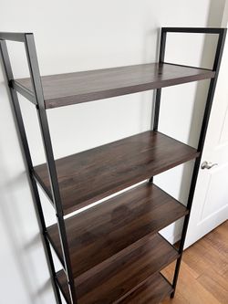72” 5 Shelf Ladder Bookshelf