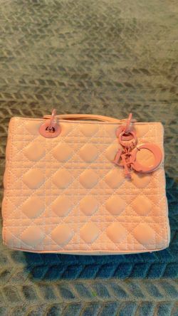 Pink Purse With Detachable Strap With Chain