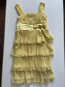 Girls Yellow Holiday Dress Size 12 - Brand new!!