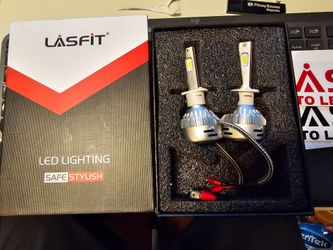 NEW LASFIT H1 LED Headlight Bulbs LAplus 6000K 6000LM Pair