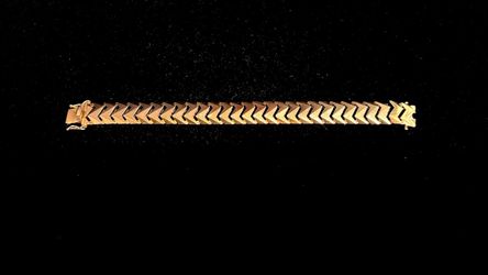 14K Gold Custom Link Bracelet 38.52grms 14mm 8” long no trades PICK UP IM TACOMA FIRM PRICE