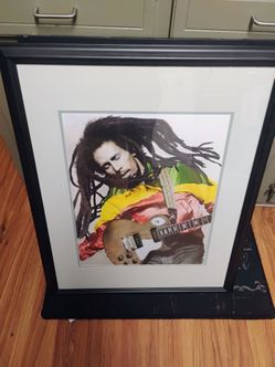 Bob Marley wall framed poster