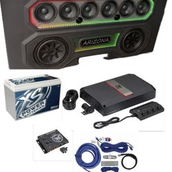 NEW FULL BASS AND VOICE PACKAGE WITH CUSTOM BOX FOR SINGLE CAB TRUCKS WITH INSTALLATION 