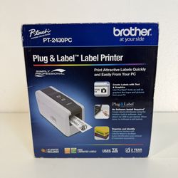 Brother PT-2430PC PC-Connectable Label Maker with Auto Cutter New