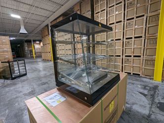 NSF chip Warmer Countertop Display Cabinet ShowCase HW-205