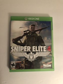 XBOX ONE SNIPER ELITE 4