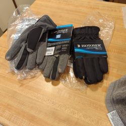 Men's Gloves Size Medium , Large And Extra Large