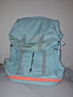 Nike LeBron Light Blue Orange Backpack