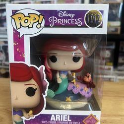 Ariel w/ Sebastian Disney Princess Funko Pop #1012 Little Mermaid Movies Cartoon