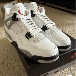 Nike Air Jordan IV 4 Retro White Cement size 11.5 DS 2012 RARE
