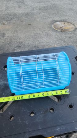Small Blue Pet Carrier Cage