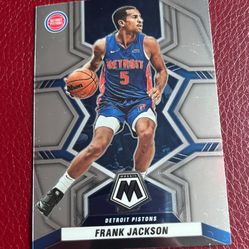 2021 Panini Mosaic Frank Jackson Silver Detroit Pistons #169