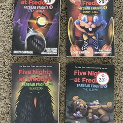Five Nights at Freddy’s Book Series (Set of 4)