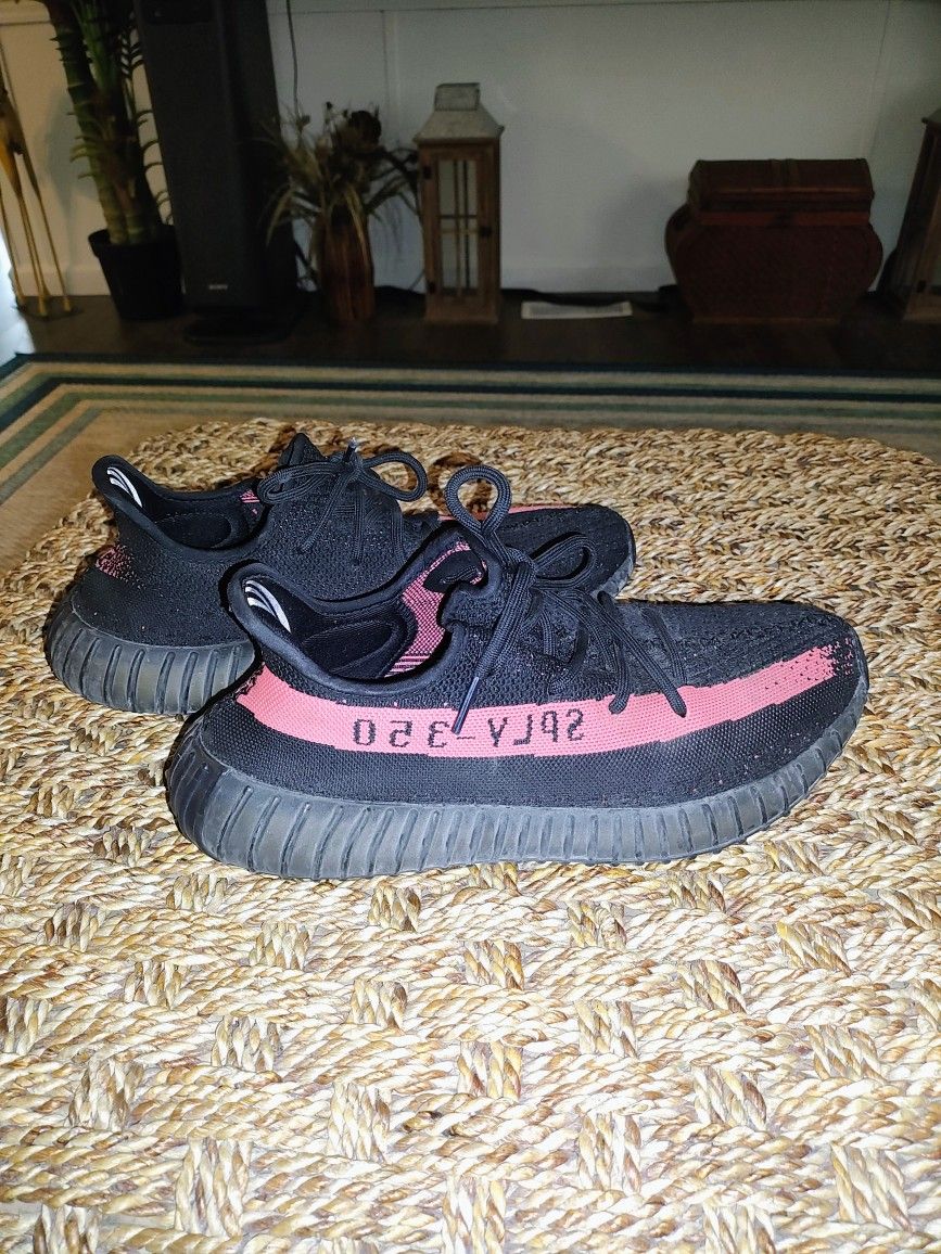 Adidas Yeezy Boost 350v2 Core Black Red Make Reasonable Offer 