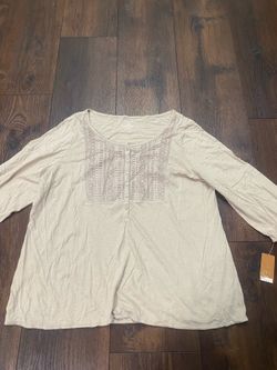 New women’s khaki shirt size 1x by Sonoma #8