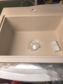 One bowl granite kitchen sink