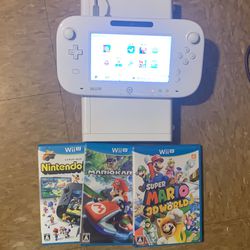 Nintendo Wii U White 32 Gigabyte JAPAN CONSOLE 