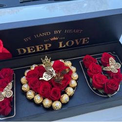 Valentines Day Roses Box 