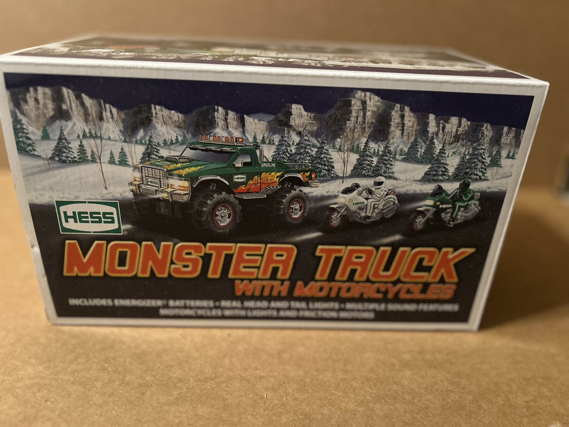 Hess 2007 Monster Truck with 2 Motorcycle