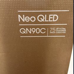 Samsung 75-Inch Class QLED 4K QN90C Series Neo Quantum HDR Smart TV w/Dolby Atmos (QN65QN90D, 2024 Model