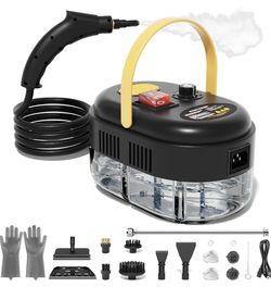 Brand New In box 1500W Handheld Steam Cleaner with 18 Accessories – New in Box
