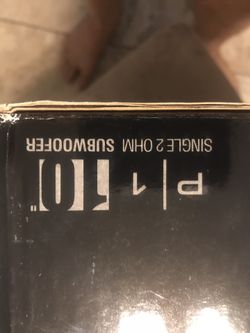 Rockford fosgate P1 10” sub subwoofer