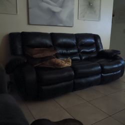 Leather Sofa Recliner 