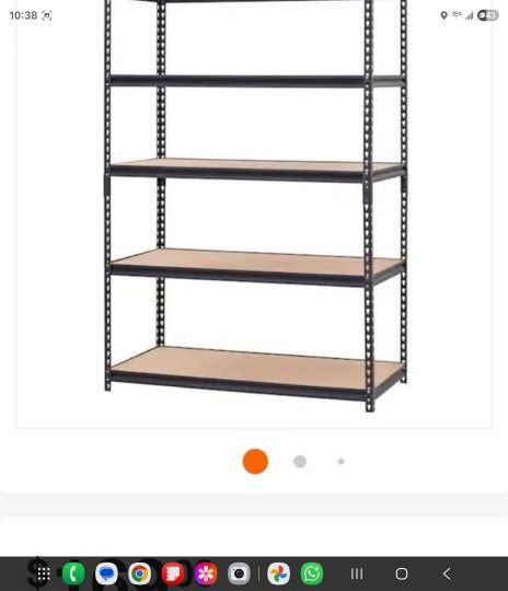 heavy duty adjustable shelves 5 shelves in each unit