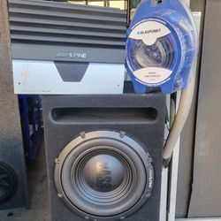 Alpine 12inch Subs And Amplifier Alpine And Kit 