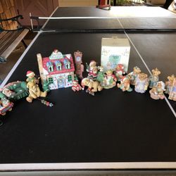 “Cherished Teddies” 20 Figurine Christmas Collection