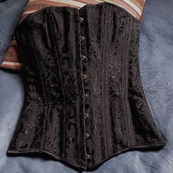 Steel Boned Long Torso Corset 