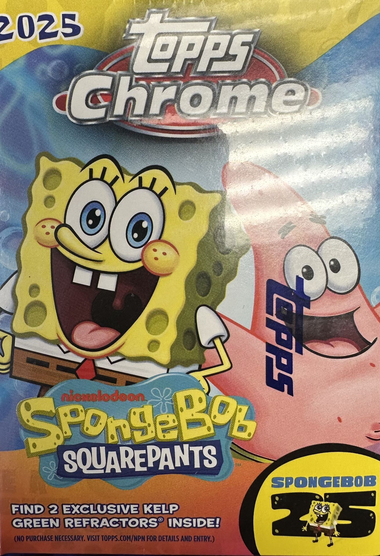 Topps Chrome Spongebob