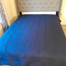 Queen Bed Frame with Matress