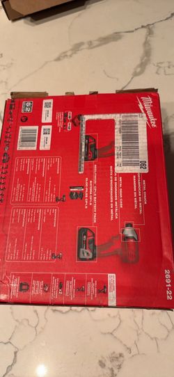 Milwaukee 2691-22 M18 18V Cordless Li-Ion Drill Driver / Impact Driver Combo Kit hablo español