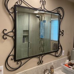 Beautiful Rod-Iron Mirror