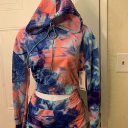 Velour Hoodie and Jogger Set 