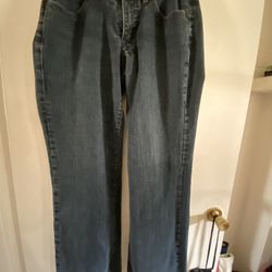 Used Ladies Misses Jag Stretch Blue Jeans Size 12 Medium. $8.00