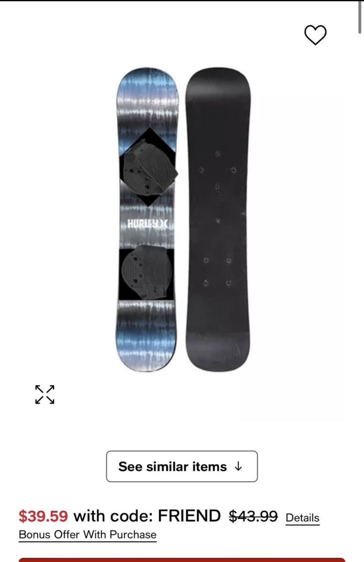 Hurley Beginner Snowboard