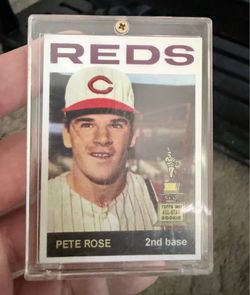 1964 Topps Pete Rose #125 Vintage Baseball Card – Cincinnati Reds