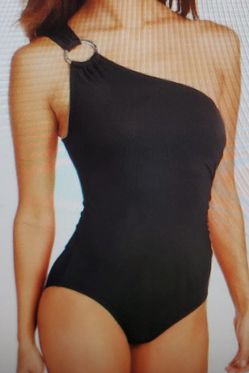 New Womens Michael Kors Swimsuit Sz 14 Black