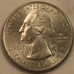 2020 P Salt river bay State quarter with error