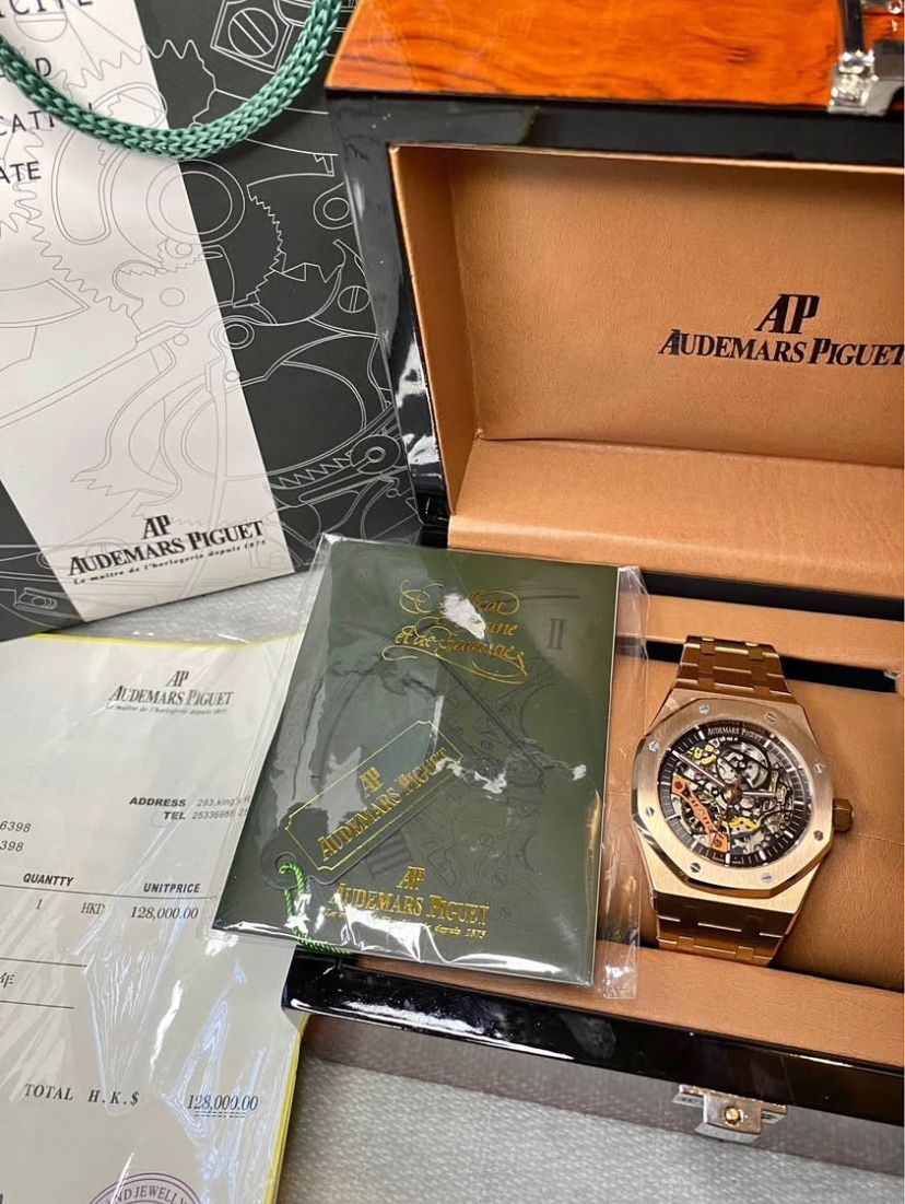 Luxury Rose gold watch