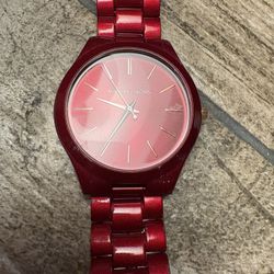 Red Men’s Or Woman’s Michael Kors Watch