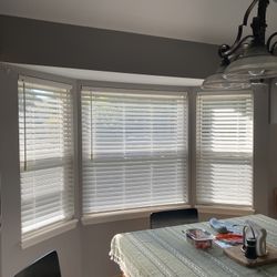 Faux Wood Textured Wood Blinds 