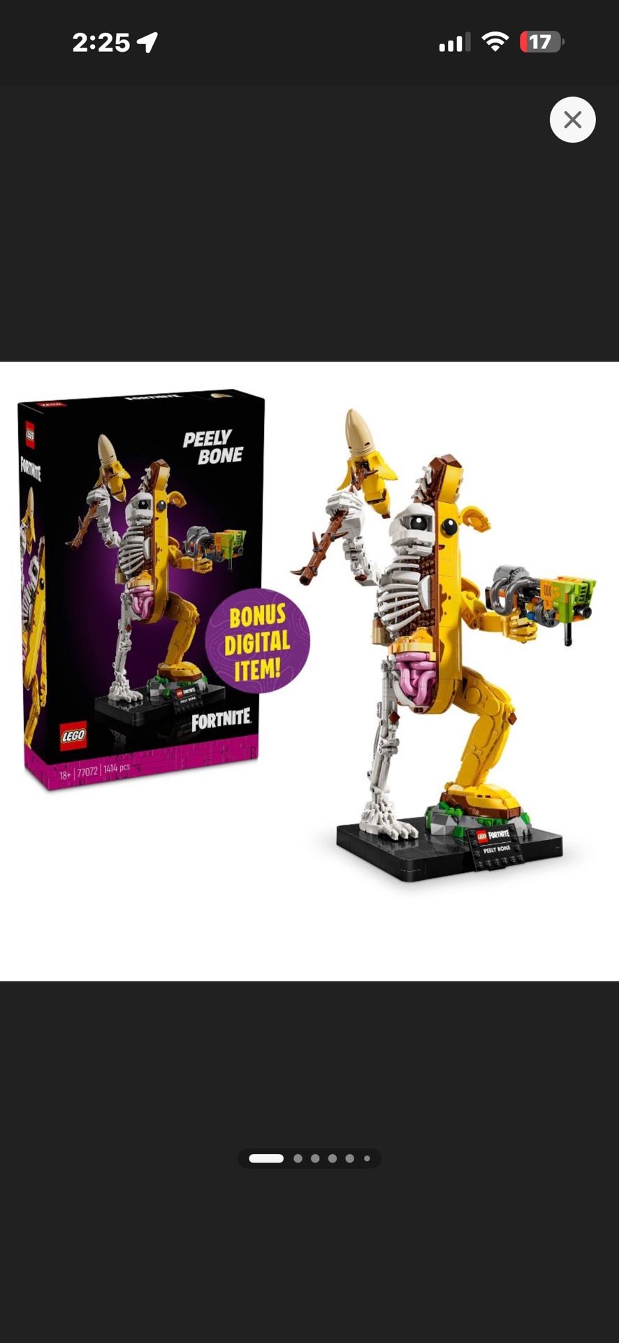 LEGO FORTNITE PEELY BONE